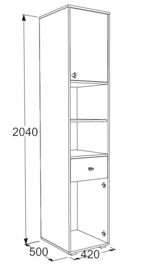 Набор детской мебели Омега-18 (модульная) в Асбесте - asbest.mebel-e96.ru