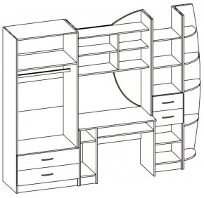 Детская Юниор 2 (МФД металлик) в Асбесте - asbest.mebel-e96.ru