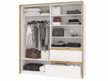 Шкаф 2000 мм Дубай сек №11 (Росток) в Асбесте - asbest.mebel-e96.ru