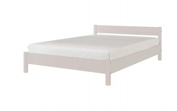 Кровать из массива Эби Льняной (БМ) в Асбесте - asbest.mebel-e96.ru