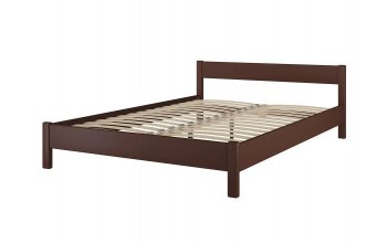 Кровать из массива Эби Орех (БМ) в Асбесте - asbest.mebel-e96.ru