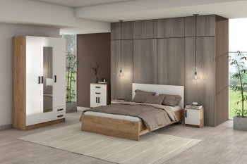 Спальный гарнитур Эконом, модульный (Зарон) в Асбесте - asbest.mebel-e96.ru