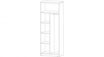 Шкаф 800 мм Элегант Белый (Лин) в Асбесте - asbest.mebel-e96.ru