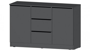 Спальный гарнитур Элегант, графит, модульный (Лин) в Асбесте - asbest.mebel-e96.ru