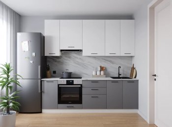 Кухонный гарнитур Элеганция 2400 мм Sanvut в Асбесте - asbest.mebel-e96.ru