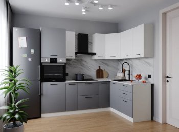 Угловой кухонный гарнитур Элеганция 2400*1600 мм Sanvut в Асбесте - asbest.mebel-e96.ru