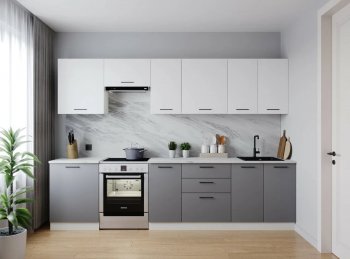 Кухонный гарнитур Элеганция 3000 мм (Санвут) в Асбесте - asbest.mebel-e96.ru