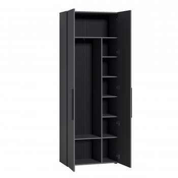 Шкаф для одежды 800 мм Эйр 13.340 графит (Моби) в Асбесте - asbest.mebel-e96.ru