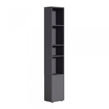 Шкаф торцевой Эйр 16.323 графит (Моби) в Асбесте - asbest.mebel-e96.ru