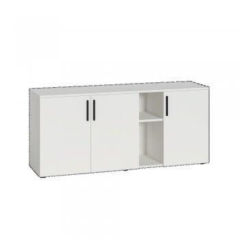 Тумба под ТВ Эйр 16.55 белый (Моби) в Асбесте - asbest.mebel-e96.ru