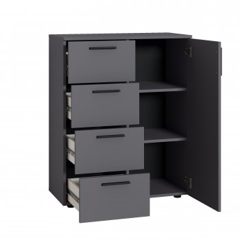 Комод Эйр 16.241 графит (Моби) в Асбесте - asbest.mebel-e96.ru