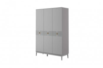 Шкаф распашной ШР-3 Фарго антрацит (БМ) в Асбесте - asbest.mebel-e96.ru