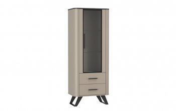 Шкаф витрина 76.02 Фиделия (Олмеко) в Асбесте - asbest.mebel-e96.ru