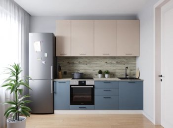 Кухонный гарнитур Фьюжн 2200 мм (Санвут) в Асбесте - asbest.mebel-e96.ru