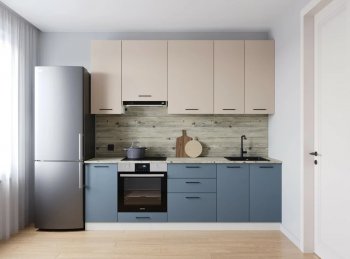 Кухонный гарнитур Фьюжн 2400 мм Sanvut в Асбесте - asbest.mebel-e96.ru