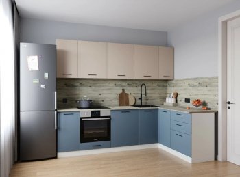 Угловой кухонный гарнитур Фьюжн 2600*1600 мм Sanvut в Асбесте - asbest.mebel-e96.ru