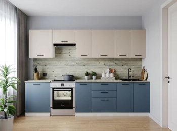 Кухонный гарнитур Фьюжн 3000 мм (Санвут) в Асбесте - asbest.mebel-e96.ru