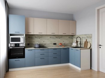 Угловой кухонный гарнитур Фьюжн 3200*1400 мм (Санвут) в Асбесте - asbest.mebel-e96.ru