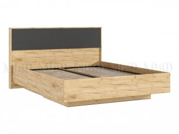 Спальный гарнитур Флэш крафт/графит, модульный (Миф) в Асбесте - asbest.mebel-e96.ru