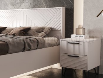 Спальный гарнитур Флэш кашемир, модульный (Миф) в Асбесте - asbest.mebel-e96.ru