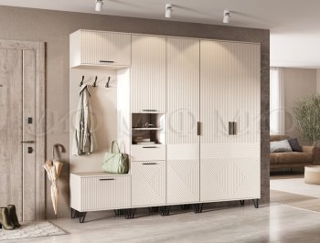 Прихожая Флэш модульная, кашемир (Миф) в Асбесте - asbest.mebel-e96.ru