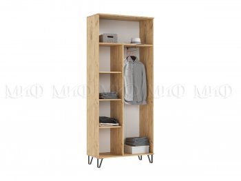 Шкаф 900 мм Флэш (прихожая) крафт/белый (Миф) в Асбесте - asbest.mebel-e96.ru