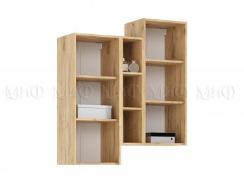 Стенка Флэш крафт/белый (Миф) в Асбесте - asbest.mebel-e96.ru