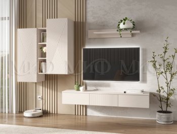 Стенка Флэш комп.2 кашемир (Миф) в Асбесте - asbest.mebel-e96.ru