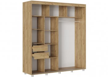 Шкаф-купе 2000 мм Форест крафт золотой(Стиль) в Асбесте - asbest.mebel-e96.ru