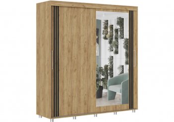 Шкаф-купе 2000 мм Форест крафт золотой(Стиль) в Асбесте - asbest.mebel-e96.ru