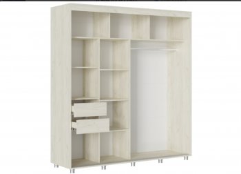 Шкаф-купе 2000 мм Форест крафт белый (Стиль) в Асбесте - asbest.mebel-e96.ru