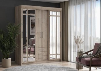 Шкаф-купе 1700 мм Фортуна (Дуб крафт серый) (ИЦ) в Асбесте - asbest.mebel-e96.ru