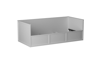 Кровать 900 с подъемным механизмом Фрея (СБК) в Асбесте - asbest.mebel-e96.ru