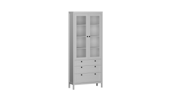 Пенал со стеклом Фрея (СБК) в Асбесте - asbest.mebel-e96.ru