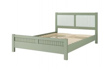 Кровать из массива Фрида Зеленый самшит (БМ) в Асбесте - asbest.mebel-e96.ru