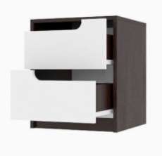 Тумба прикроватная Гавана белый (Текс) в Асбесте - asbest.mebel-e96.ru