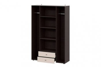 Шкаф 1350 мм четырехств. комб. Гиза (МИ) в Асбесте - asbest.mebel-e96.ru
