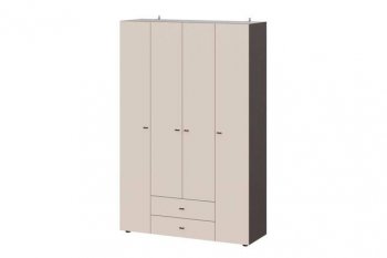 Шкаф 1350 мм четырехств. комб. Гиза (МИ) в Асбесте - asbest.mebel-e96.ru | фото