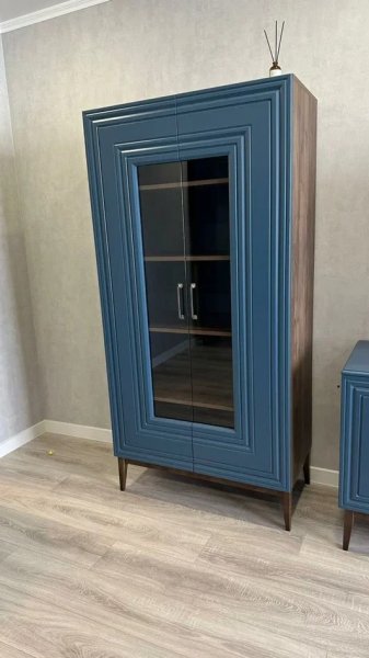 Стенка Гориция Зеленый сапфировый (БМ) в Асбесте - asbest.mebel-e96.ru