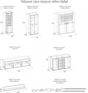 Гостиная Норвуд в Асбесте - asbest.mebel-e96.ru