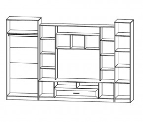 Гостиная Прага (модульная) Анкор белый в Асбесте - asbest.mebel-e96.ru