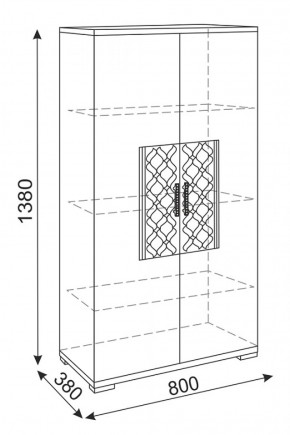 Стенка Тиффани (М 05-05-09-11-12-13-14) (Риннер) в Асбесте - asbest.mebel-e96.ru