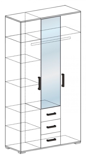 Стенка Яна вариант-1 (СтендМ) в Асбесте - asbest.mebel-e96.ru