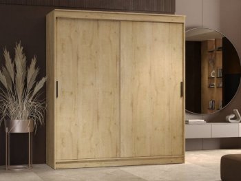 Шкаф-купе 2000 мм Гранд-1 ЛДСП, дуб вотан (Эра) в Асбесте - asbest.mebel-e96.ru