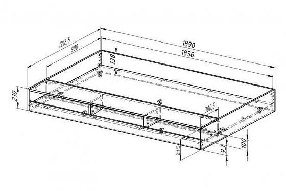 Кровать двухъярусная Гранада-1КВ с выкатной кроватью в Асбесте - asbest.mebel-e96.ru