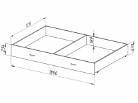 Кровать 2-х ярусная Гранада-2 ПЯ в Асбесте - asbest.mebel-e96.ru