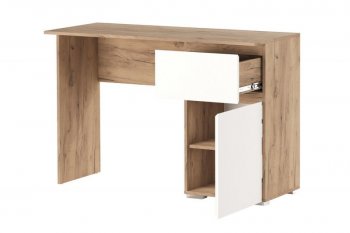 Письменный стол Гретта 1С1Я крафт золотой (Памир) в Асбесте - asbest.mebel-e96.ru