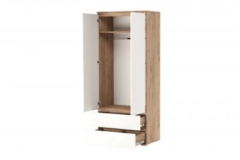 Шкаф 900 мм Гретта 2С2Я 2дв, 2ящ крафт (Памир) в Асбесте - asbest.mebel-e96.ru