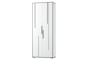 Шкаф 2 дв. Грей (УНИ) (МЛК) в Асбесте - asbest.mebel-e96.ru