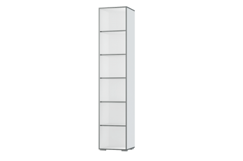 Шкаф 1 дв. Грей (УНИ) (МЛК) в Асбесте - asbest.mebel-e96.ru
